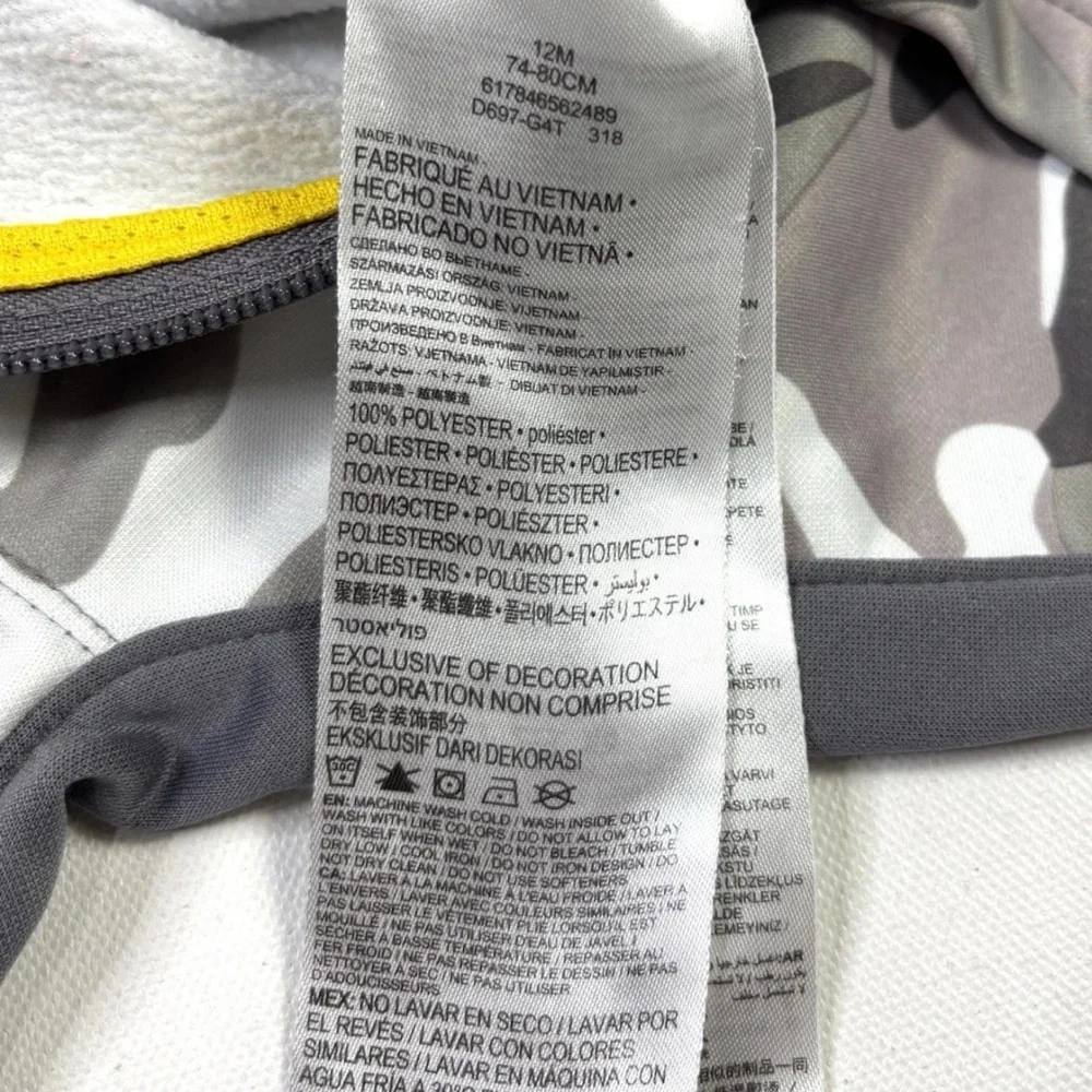 Nike Kids Gray Camo Hoodie - Picture 6 of 11